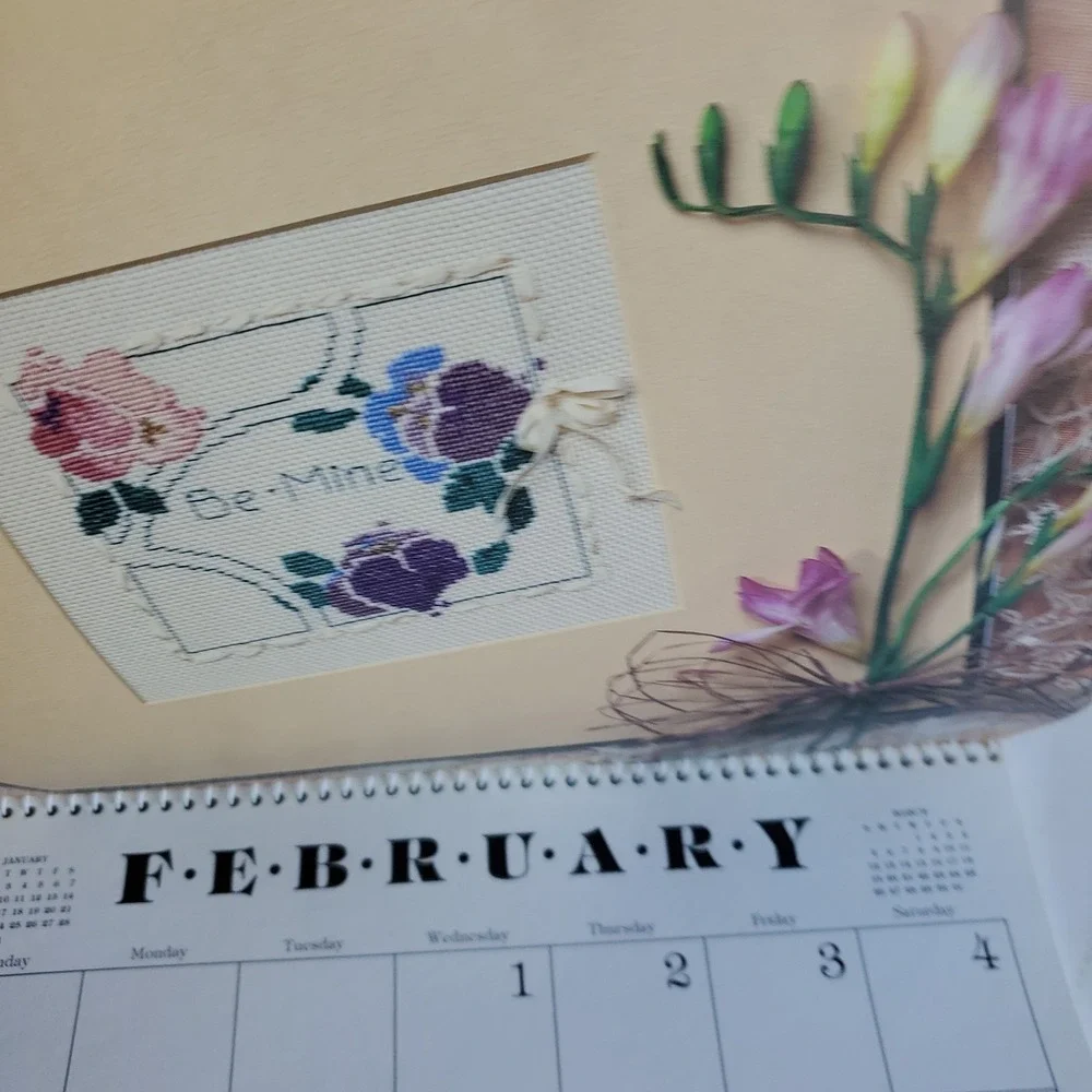 Vanessa Aunt Collection Vintage Calendar 1989 wtih Patterns misc lot of 4